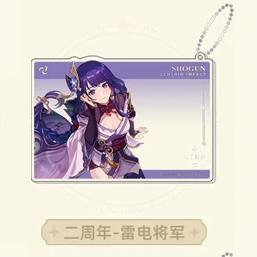 Genshin Impact Anniversary Celebration Series Acrylic Group Photo Card - Image 9
