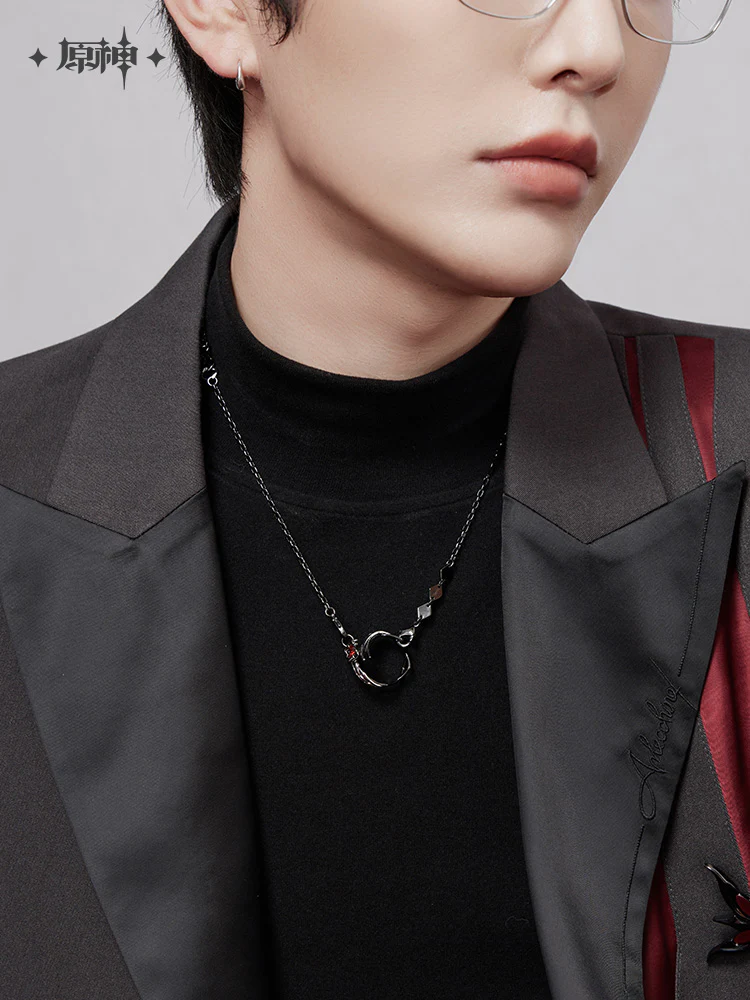 【Pre-Order】Genshin Impact - Arlecchino Impression Necklace & Ring Set - Image 2