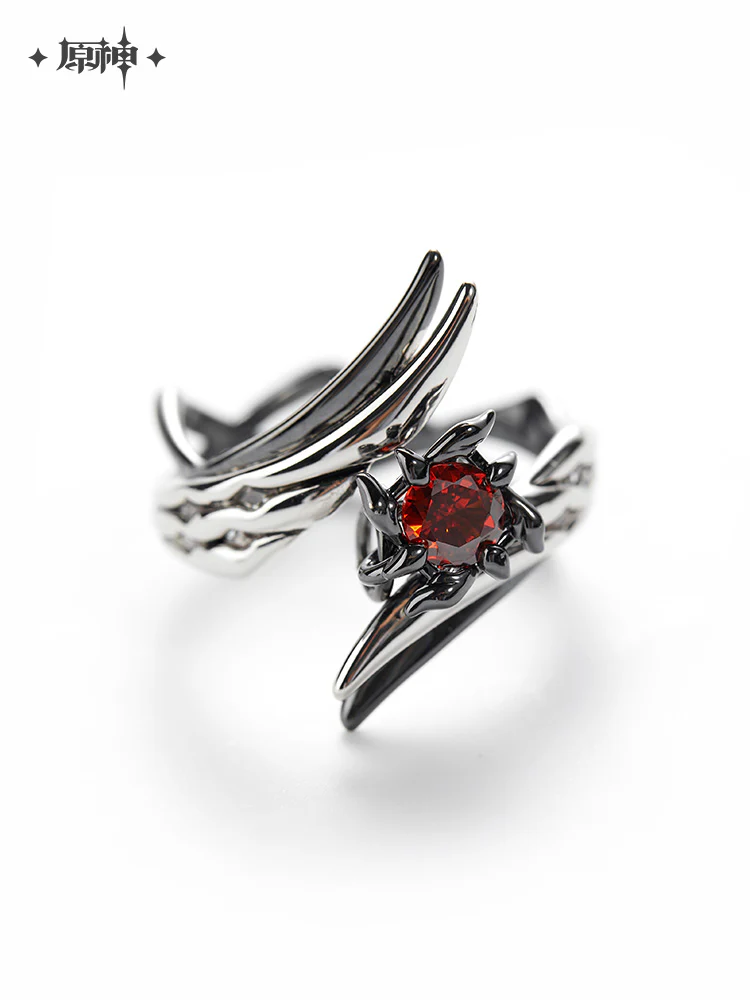 【Pre-Order】Genshin Impact - Arlecchino Impression Necklace & Ring Set - Image 4