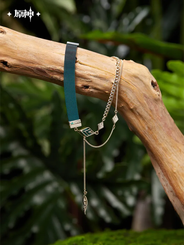 Genshin Impact - Forest and Flying Sands Series - Alhaitham Impression Necklace / Bracelet - Image 4