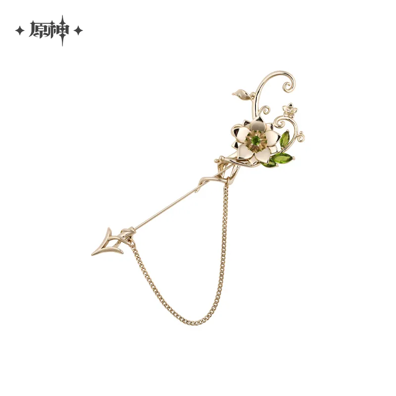 Genshin Impact - Forest and Flying Sands Series - Tighnari Impression Necklace / Brooch - Image 3