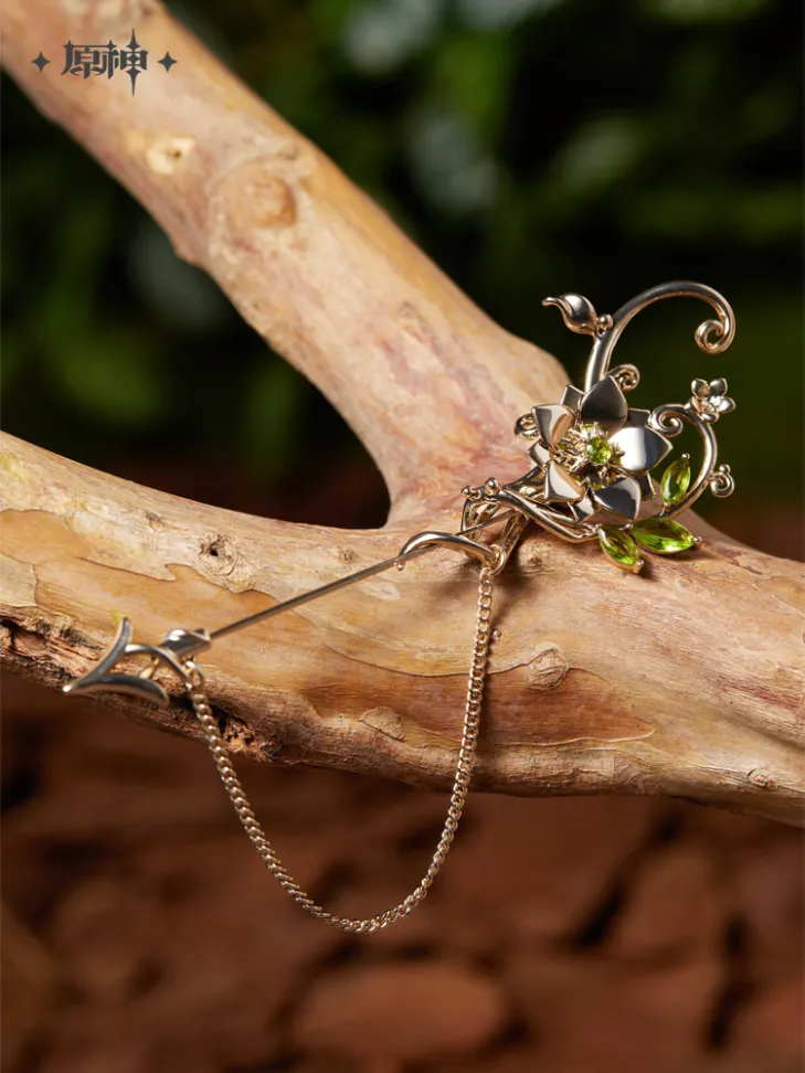 Genshin Impact - Forest and Flying Sands Series - Tighnari Impression Necklace / Brooch - Image 4