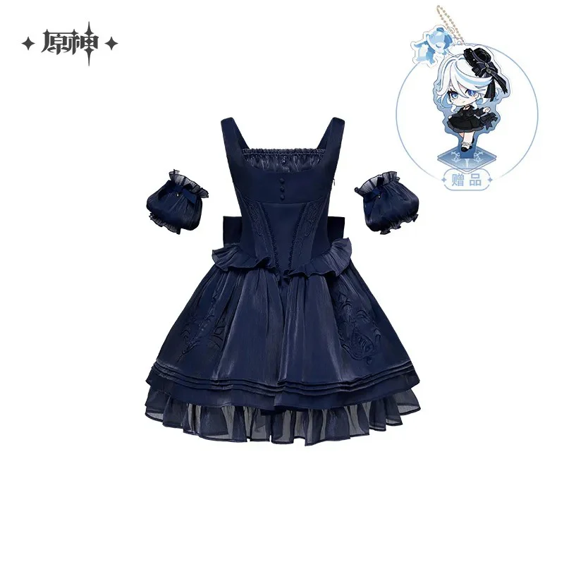 【Pre-Order】Genshin Impact - Furina Impression Fishbone Strappy Dress - Image 8