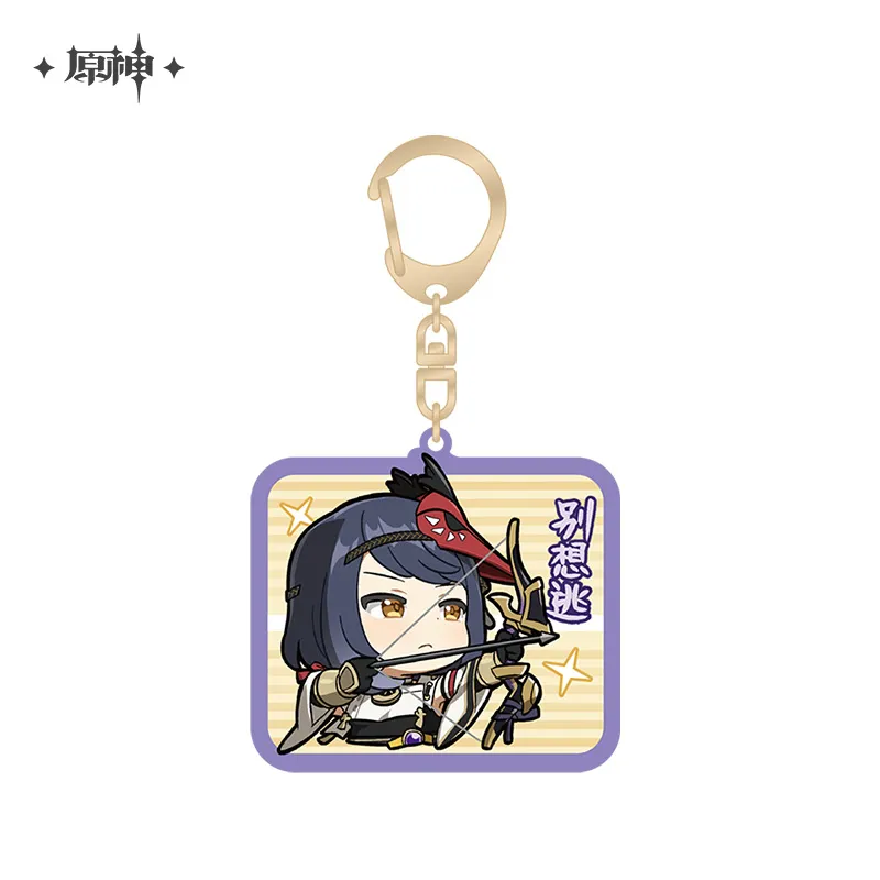 Genshin Impact - Inazuma Chibi Character Acrylic Keychain Ver.2 - Image 14