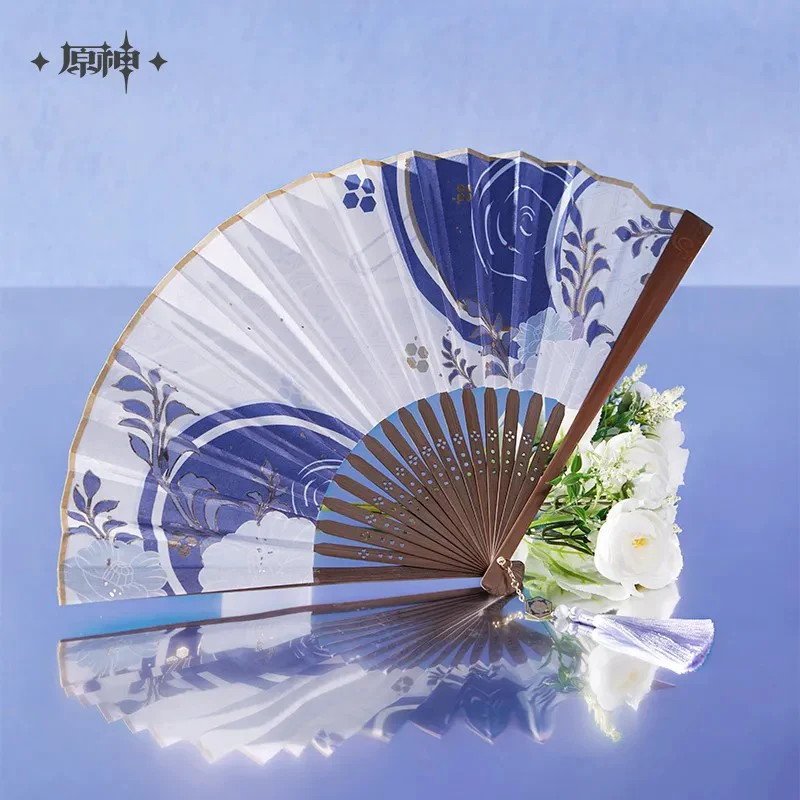 【Pre-Order】Genshin Impact - Kamisato Ayato Impression Silk Folding Fan