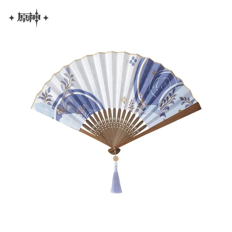 【Pre-Order】Genshin Impact - Kamisato Ayato Impression Silk Folding Fan - Image 2