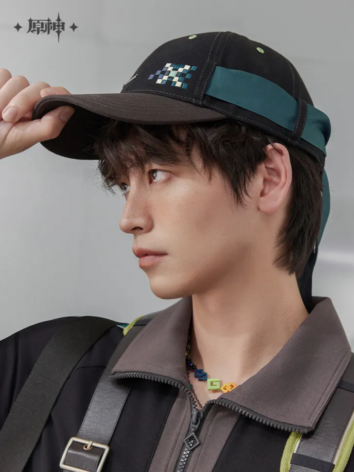 【Pre-Order】Genshin Impact - Kinich Theme Impression Series Denim Baseball Cap - Image 4