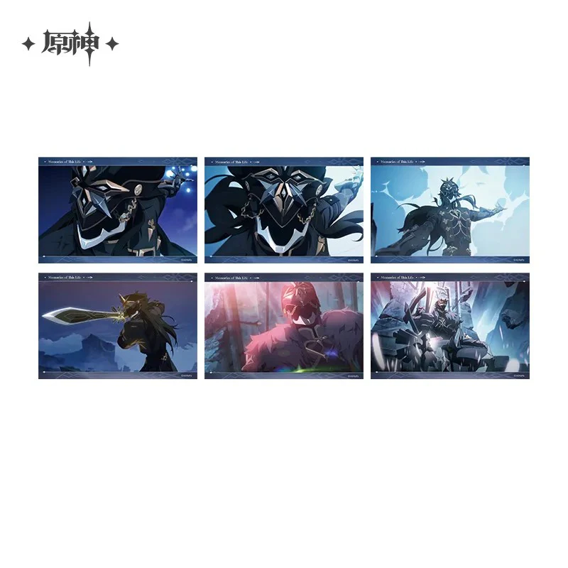 【Pre-Order】Genshin Impact - Memorise Of This Life Seires: Badge Collection Card Set Bookmark Set - Image 2
