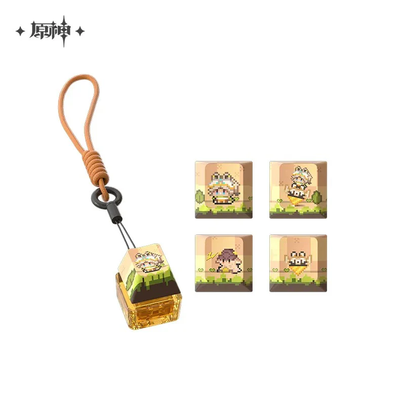 Genshin Impact - Natlan Colorful Pixel Series Keycap Set - Image 4