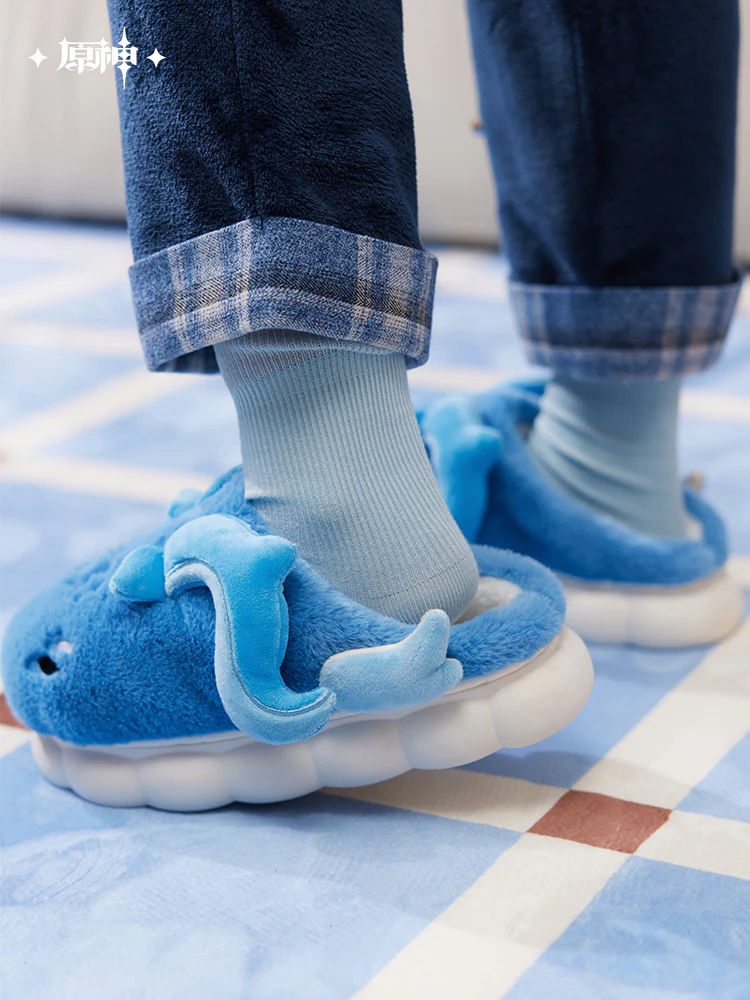 【Pre-Order】Genshin Impact – Neuvillette Impression Series Fluffy Slippers - Image 3