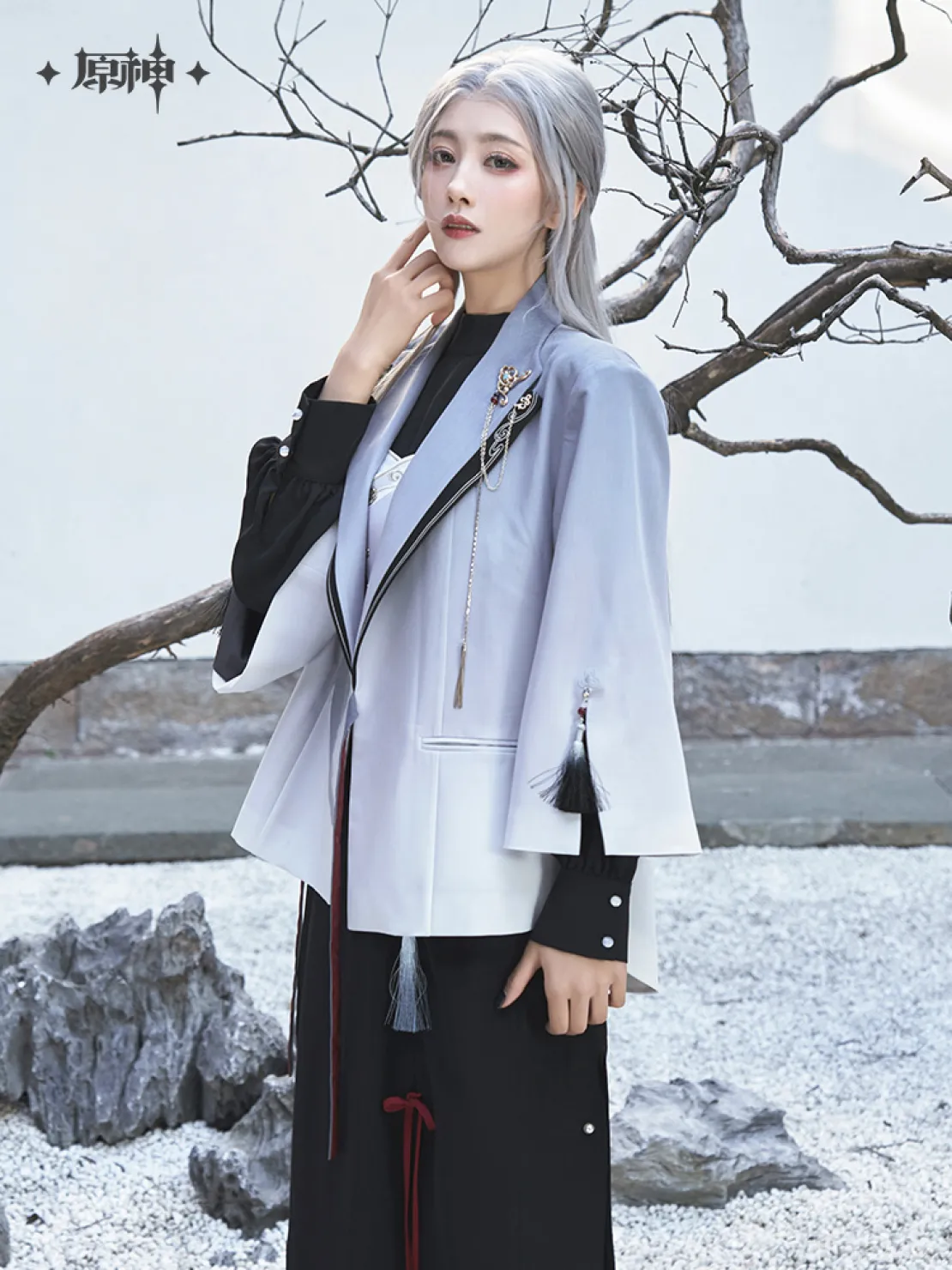Genshin Impact - Shenhe Theme Impression Casual Jacket - Image 5