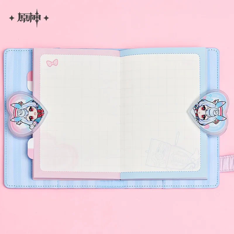 Genshin Impact - Sigewinne's Daily Thoughts Notebook and Acrylic Clip - Image 3