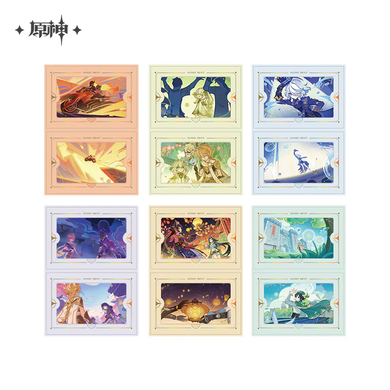【Pre-Order】Genshin Impact - The Long Way Home Snapshot Series Badge & Collectable Card Set - Image 6