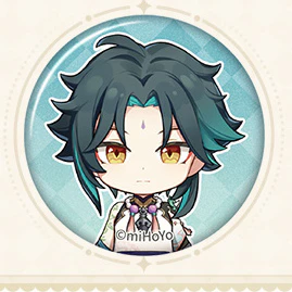 Genshin Impact - The Snapshot of a Jade-Covered Screen Series Mini Badges Set - Image 14