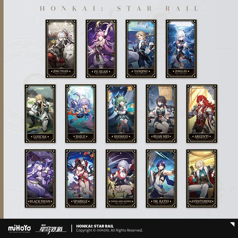 Honkai: Star Rail - 1st Anniversary Collectible Card  blind box A Group - Image 2