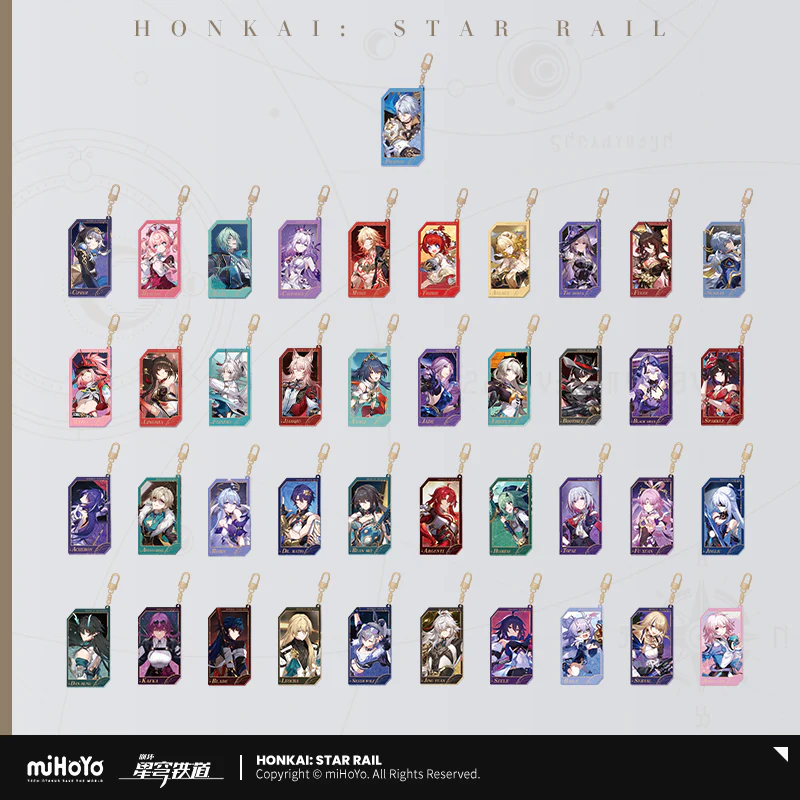 Honkai: Star Rail - All-Stars Invite Series Quicksand Acrylic Keychain - Image 5
