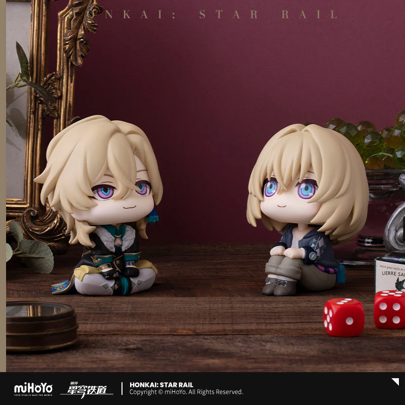【Pre-Order】Honkai: Star Rail - Aventurine & Kakavasha Lookup Chibi Figure - Image 2