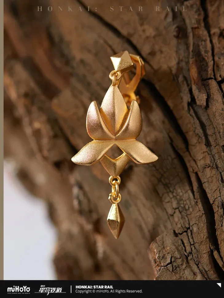 Honkai: Star Rail - Dan Heng · Imbibitor Lunae Impression Water Lotus Ear Clips - Image 2