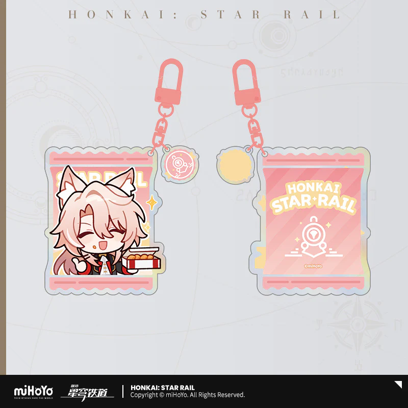 【Pre-Order】Honkai: Star Rail -  Delicious Enjoyment Series Chibi  Emoticons Acrylic Keychian- - Image 2