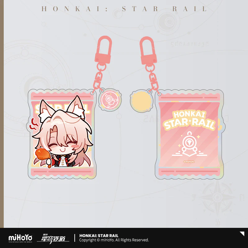 【Pre-Order】Honkai: Star Rail -  Delicious Enjoyment Series Chibi  Emoticons Acrylic Keychian- - Image 3