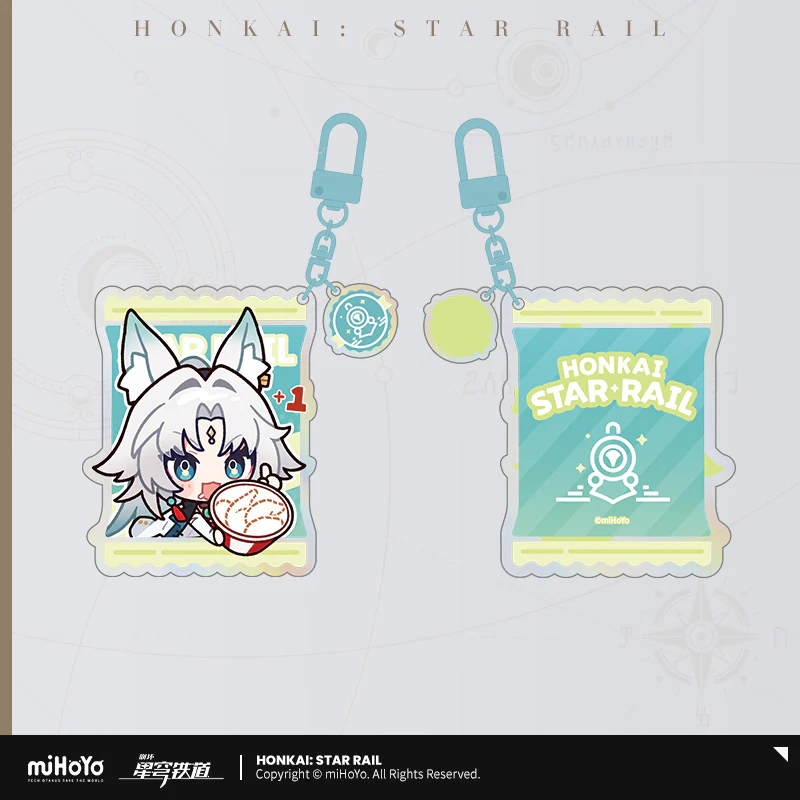 【Pre-Order】Honkai: Star Rail -  Delicious Enjoyment Series Chibi  Emoticons Acrylic Keychian- - Image 4