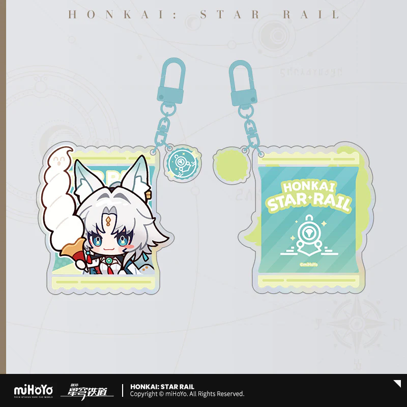 【Pre-Order】Honkai: Star Rail -  Delicious Enjoyment Series Chibi  Emoticons Acrylic Keychian- - Image 5