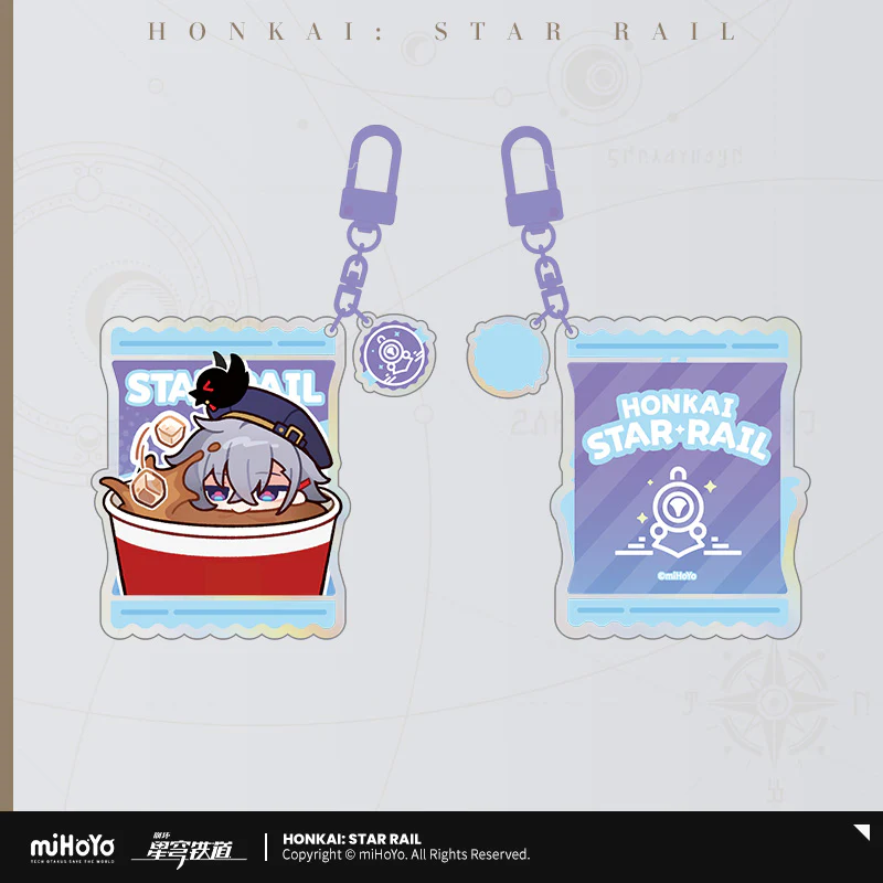 【Pre-Order】Honkai: Star Rail -  Delicious Enjoyment Series Chibi  Emoticons Acrylic Keychian- - Image 7