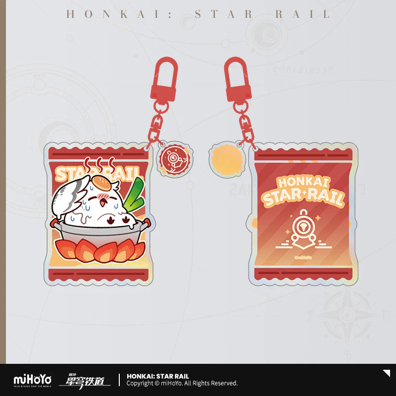 【Pre-Order】Honkai: Star Rail -  Delicious Enjoyment Series Chibi  Emoticons Acrylic Keychian- - Image 9