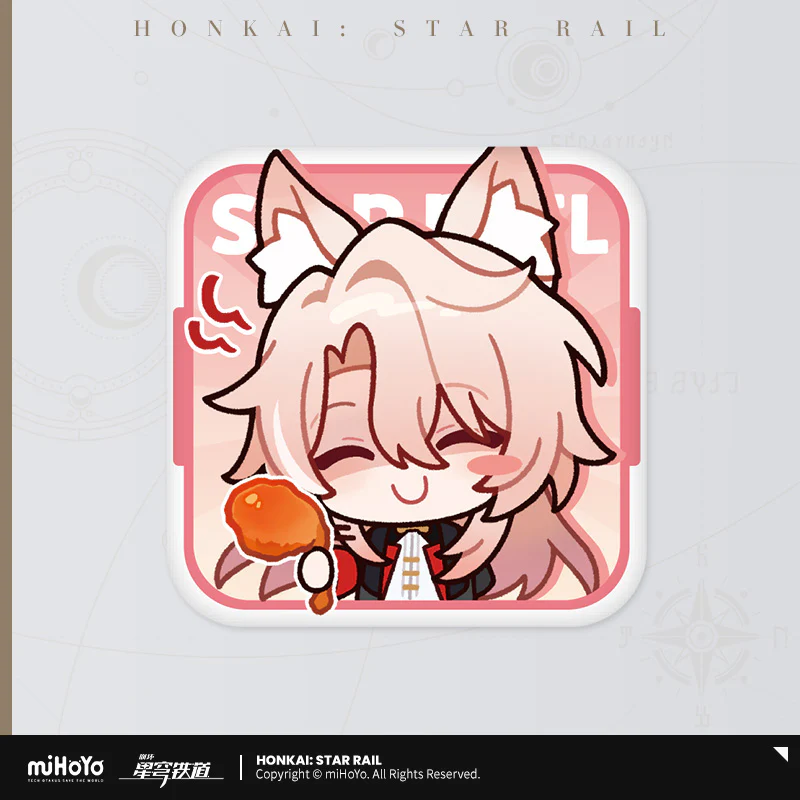 【Pre-Order】Honkai: Star Rail -  Delicious Enjoyment Series Chibi  Emoticons Badge - Image 3