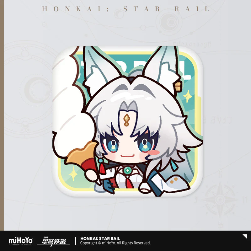 【Pre-Order】Honkai: Star Rail -  Delicious Enjoyment Series Chibi  Emoticons Badge - Image 5