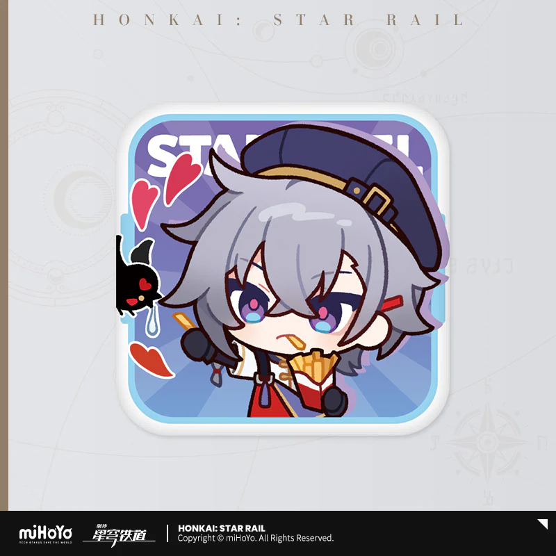 【Pre-Order】Honkai: Star Rail -  Delicious Enjoyment Series Chibi  Emoticons Badge - Image 6
