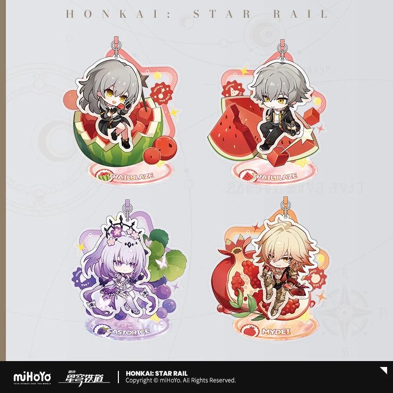 【Pre-Order】Honkai: Star Rail - Fruity Summer Series Chibi Acrylic Standee