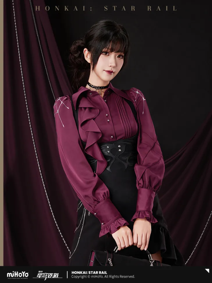 Honkai: Star Rail - Kafka Impression Slim Fit Shirt - Image 3