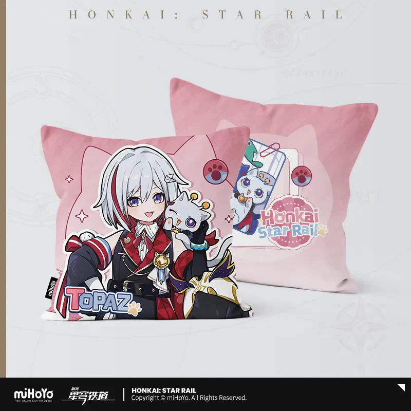 Honkai: Star Rail - Little Cat Series Square Pillow - Image 12