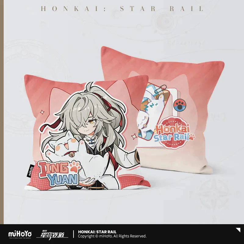 Honkai: Star Rail - Little Cat Series Square Pillow - Image 17
