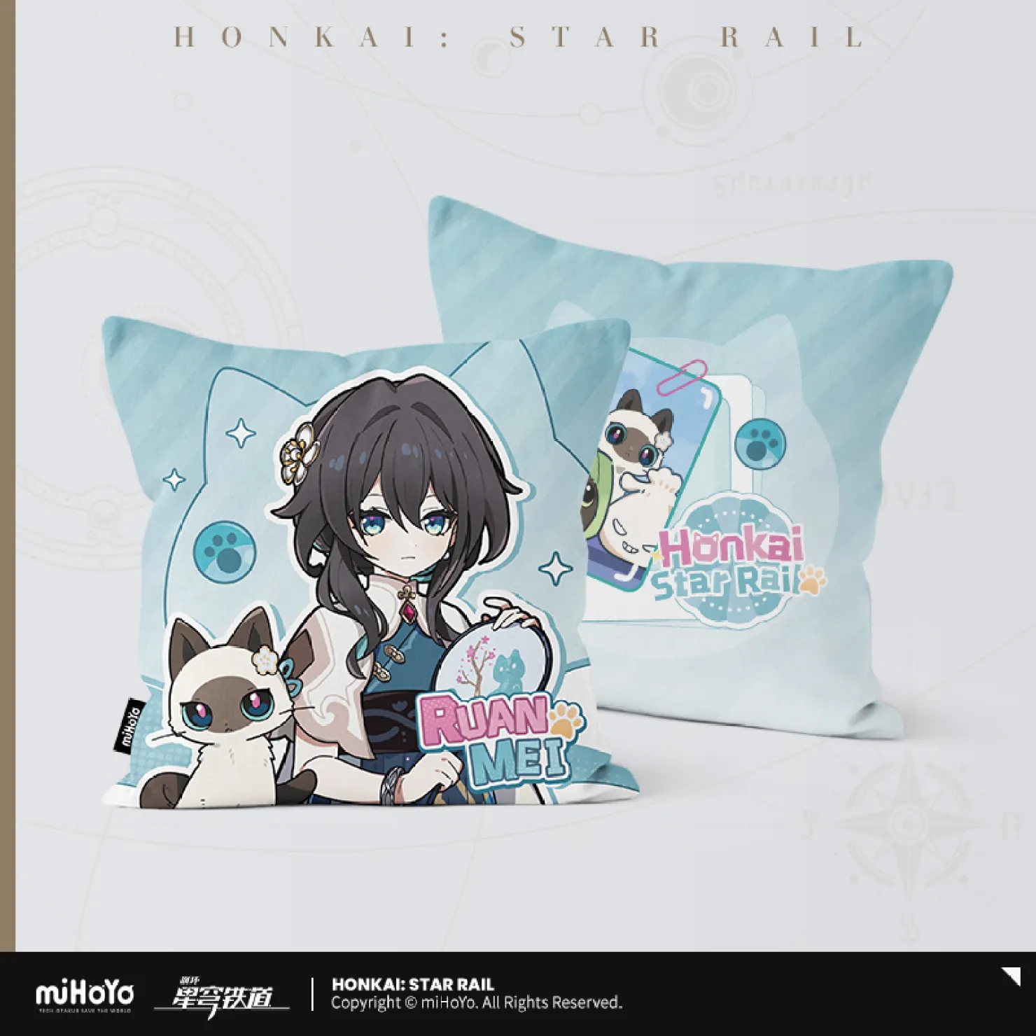 Honkai: Star Rail - Little Cat Series Square Pillow - Image 22
