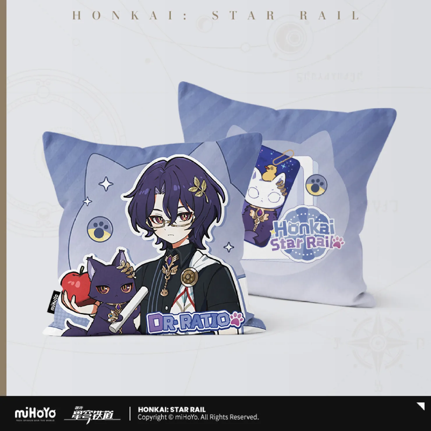Honkai: Star Rail - Little Cat Series Square Pillow - Image 23