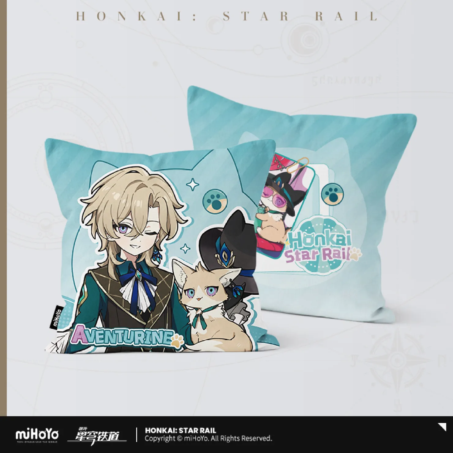 Honkai: Star Rail - Little Cat Series Square Pillow - Image 27
