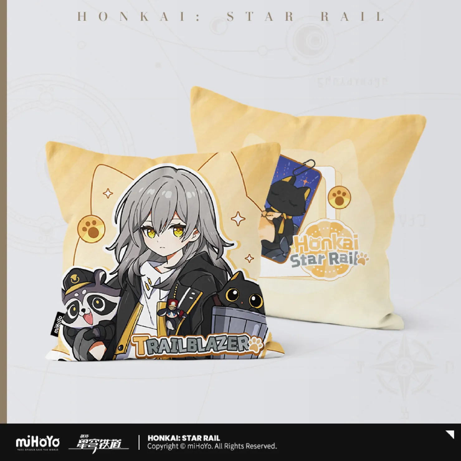 Honkai: Star Rail - Little Cat Series Square Pillow - Image 7