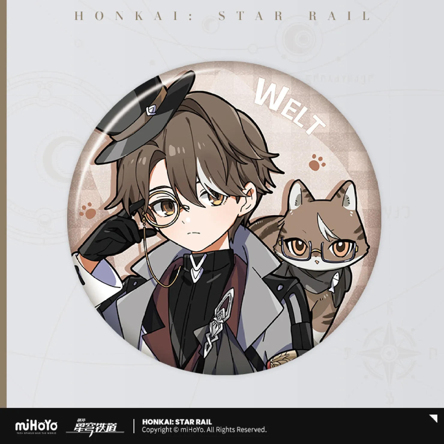 Honkai: Star Rail - Little Cat Series Tinplate Badge - Image 30