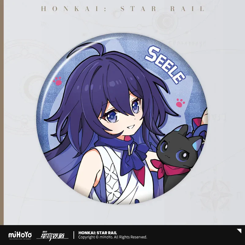 Honkai: Star Rail - Little Cat Series Tinplate Badge - Image 9
