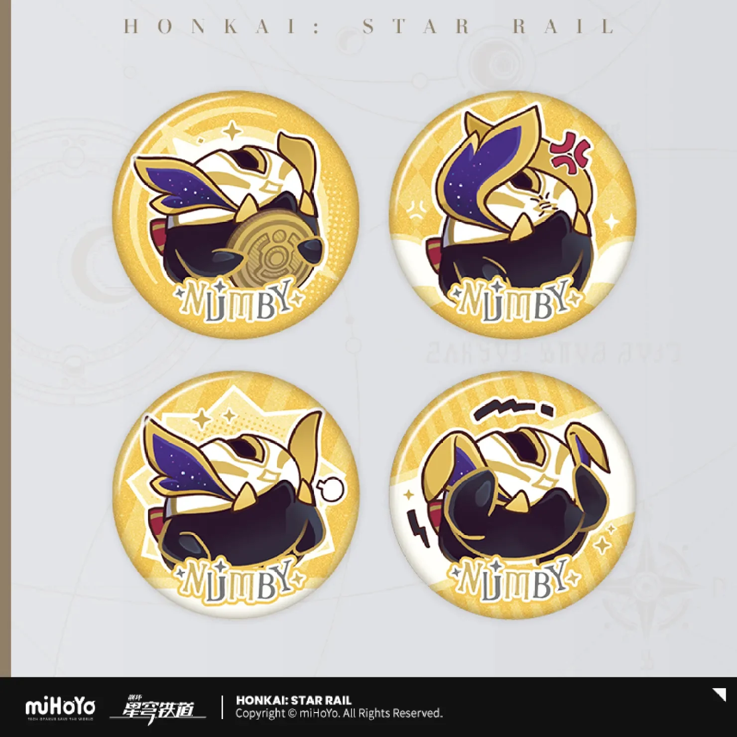 Honkai: Star Rail - Owlbert’s Reception Room Series Chibi Badge Set - Image 4