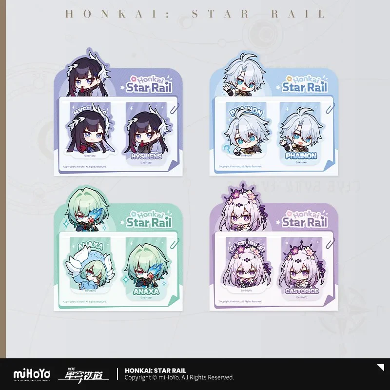 Honkai: Star Rail - Pom-Pom Gallery Soft Magnet Bookmark Set - Image 3