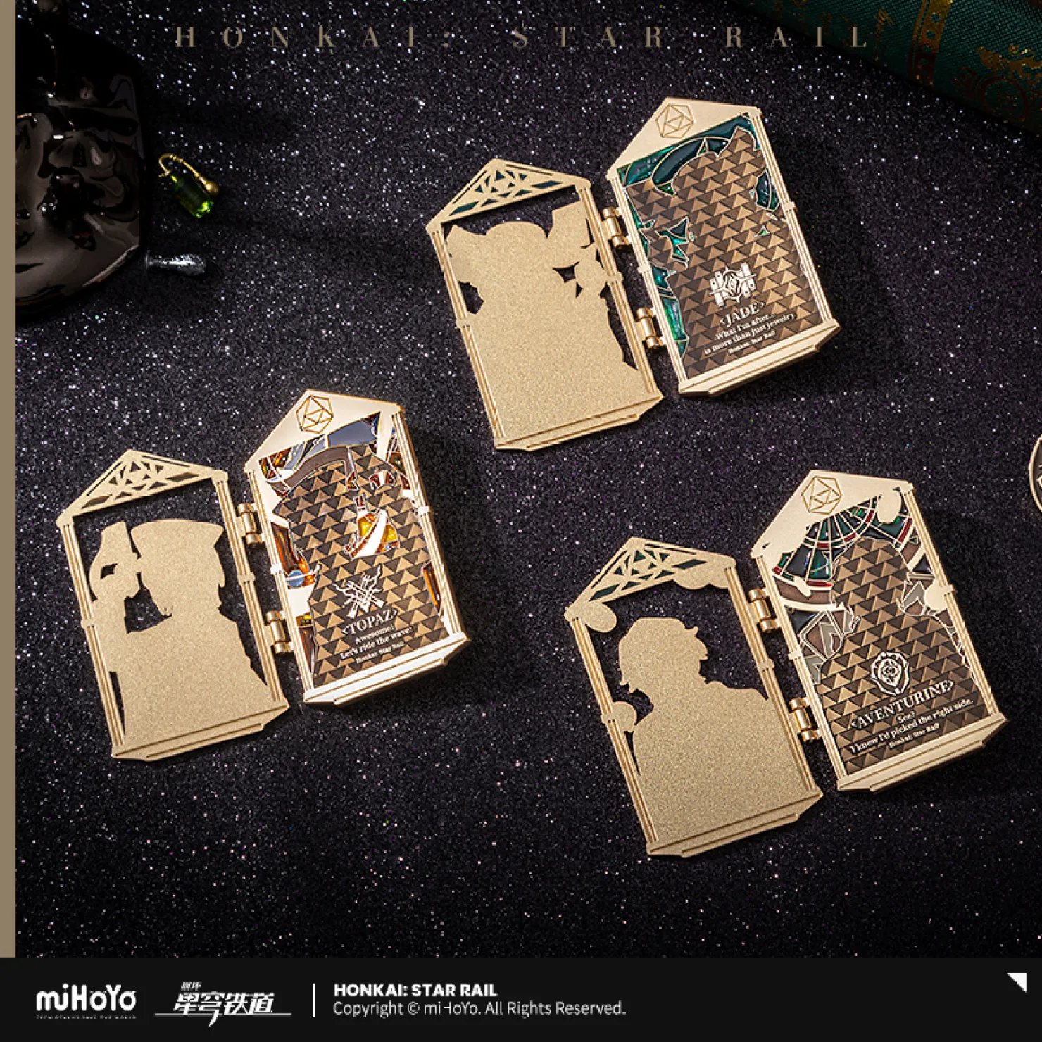 【Pre-Order】Honkai: Star Rail - Stoneheart's Oath Ring Series Metal Badge - Image 5