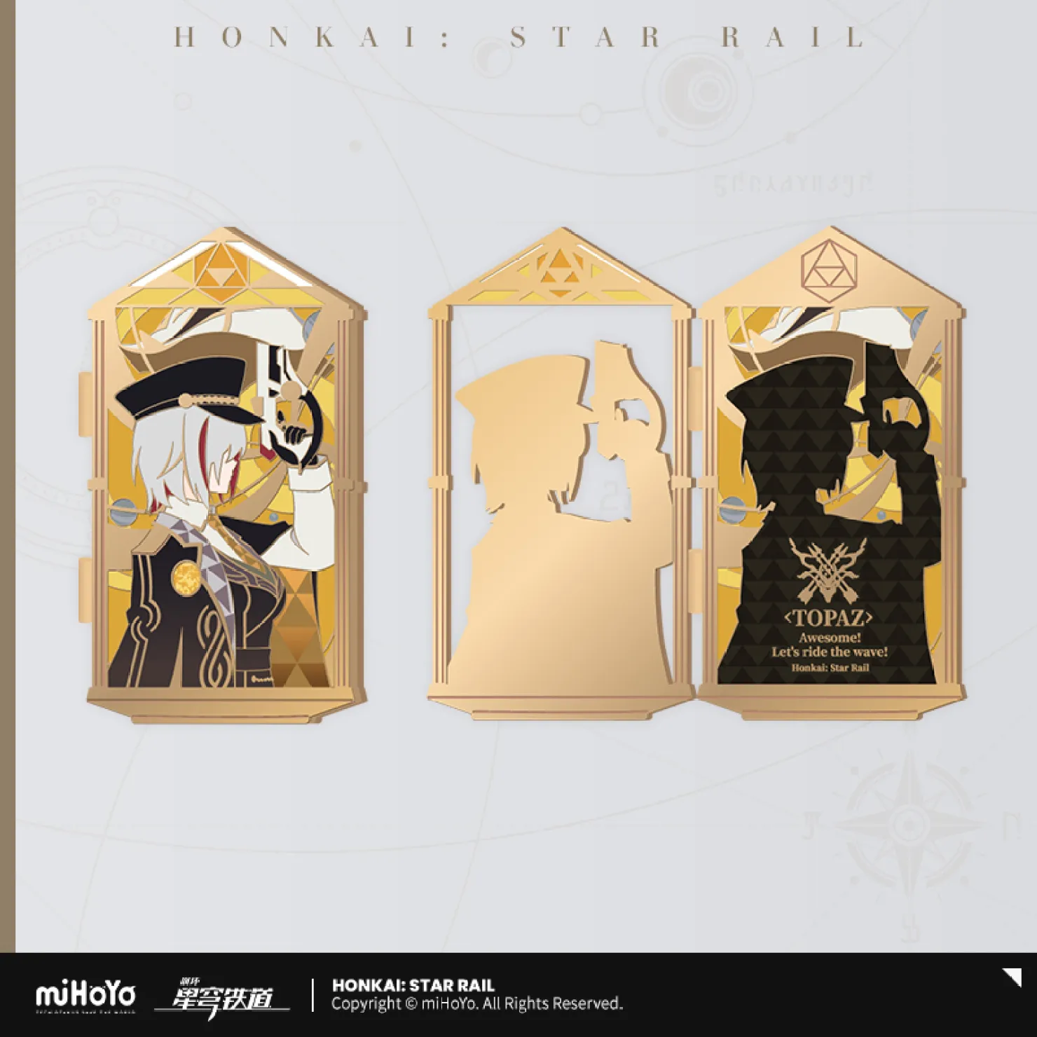 【Pre-Order】Honkai: Star Rail - Stoneheart's Oath Ring Series Metal Badge - Image 8