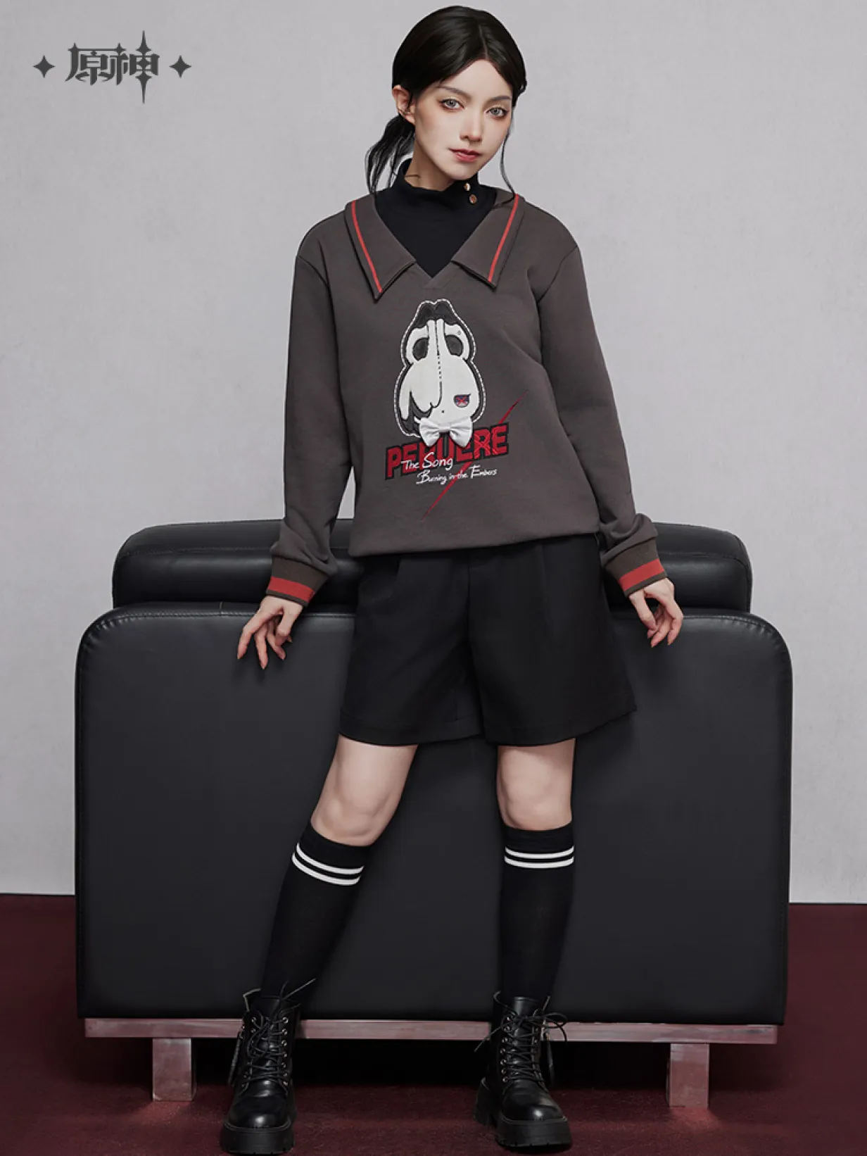 【Pre-order】Genshin Impact - Arlecchino Impression Sweatshirt - Image 2