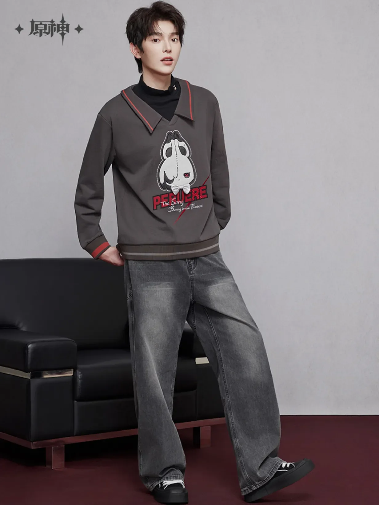 【Pre-order】Genshin Impact - Arlecchino Impression Sweatshirt - Image 3