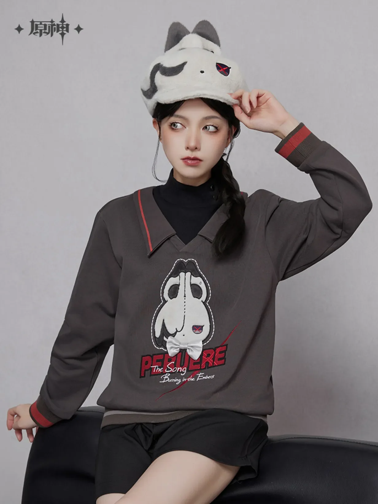 【Pre-order】Genshin Impact - Arlecchino Impression Sweatshirt - Image 4