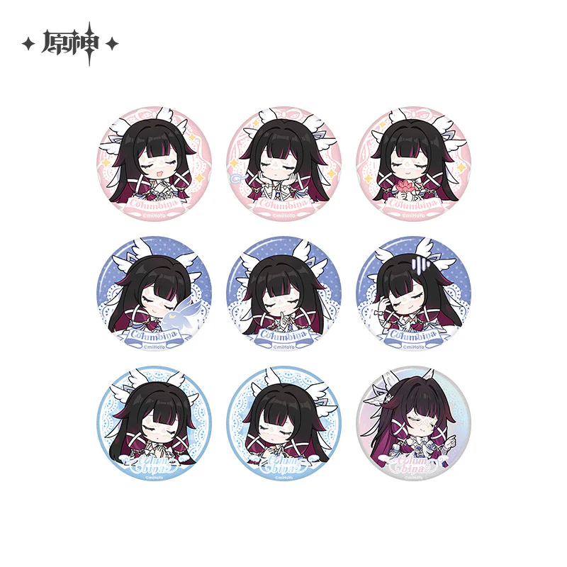 【Pre-Order】Genshin Impact - Blessing of the Welkin Moon Series Badge Blind Box: Columbina - Image 2