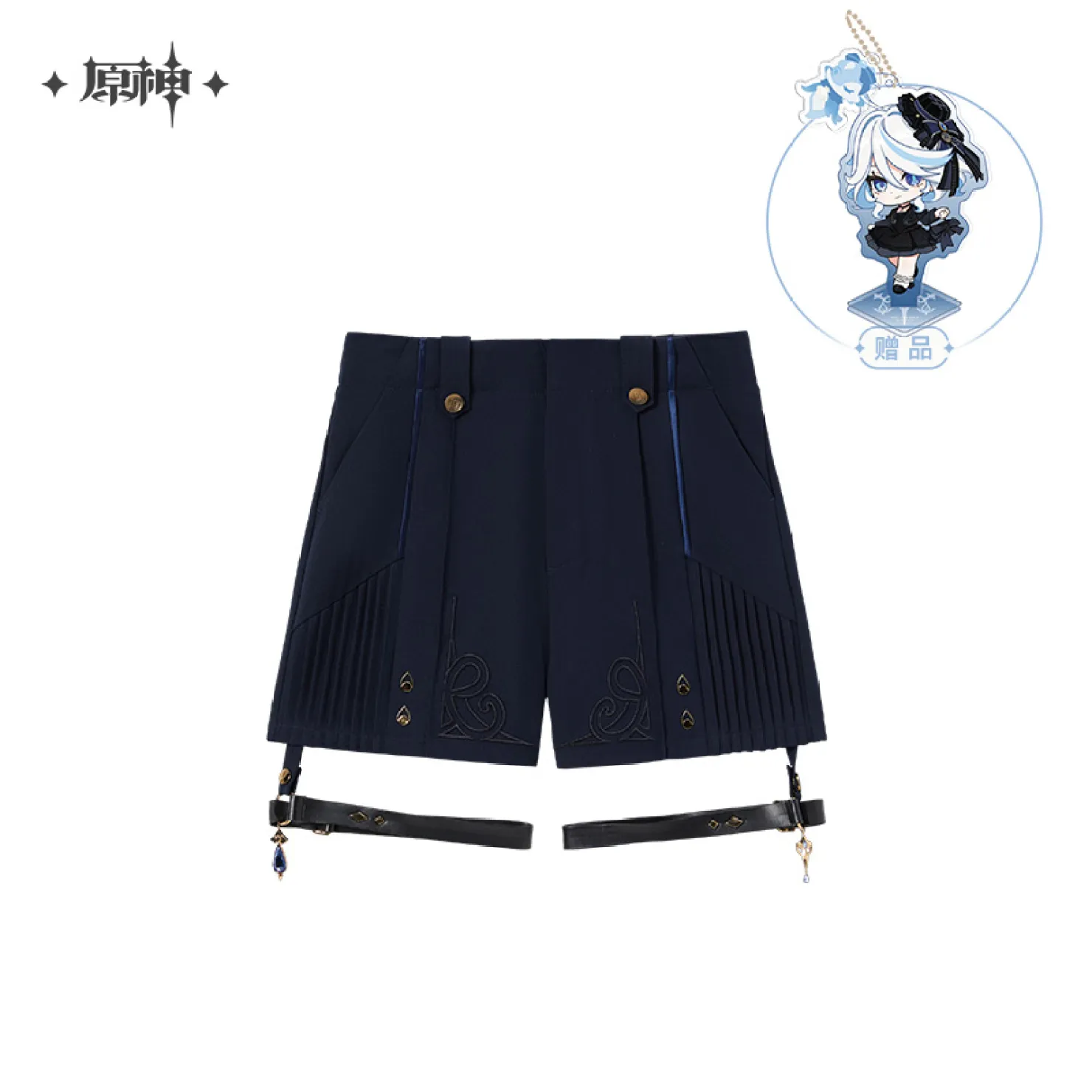 【Pre-Order】Genshin Impact - Furina Impression Serie High-Waisted Shorts / Tailing Corset - Image 8